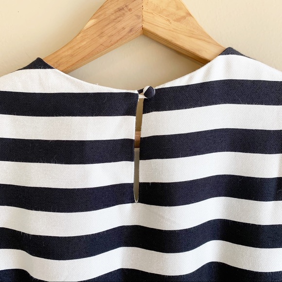 Eliza J stripe fit and flare cocktail RELISTED - Picture 9 of 13